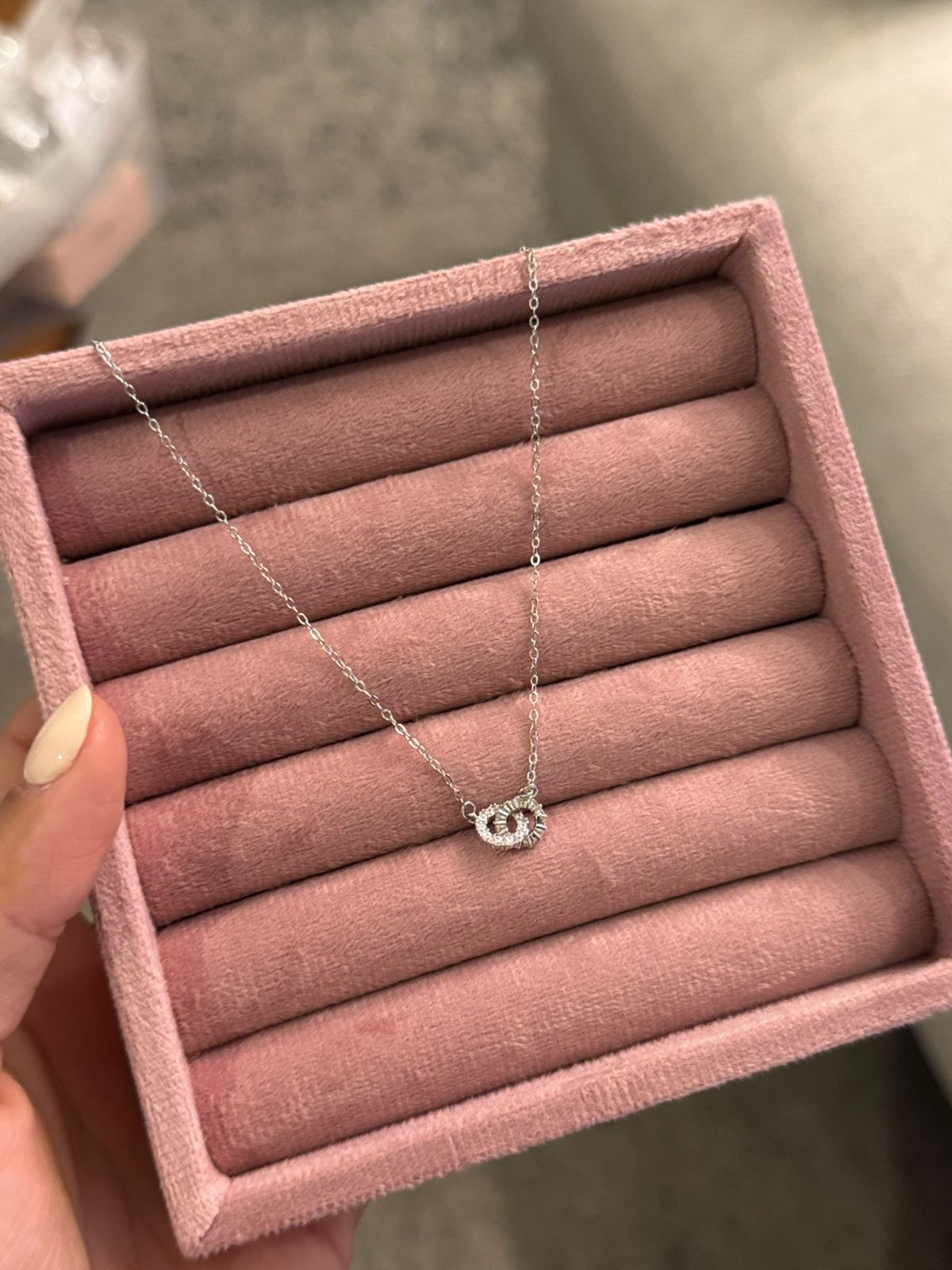 Gargantilla doble circulo